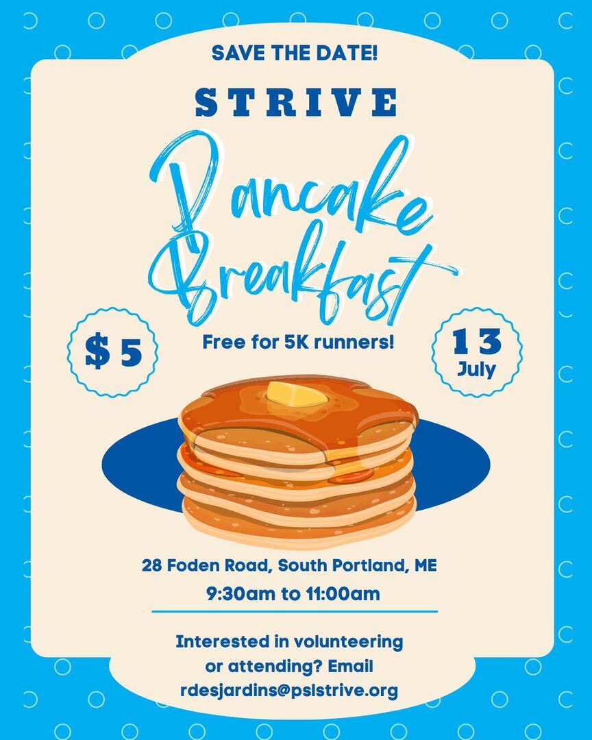 STRIVE for 5: Foden Road 5K and Pancake Breakfast - STRIVE for 5: Foden Road 5K and Pancake Breakfast