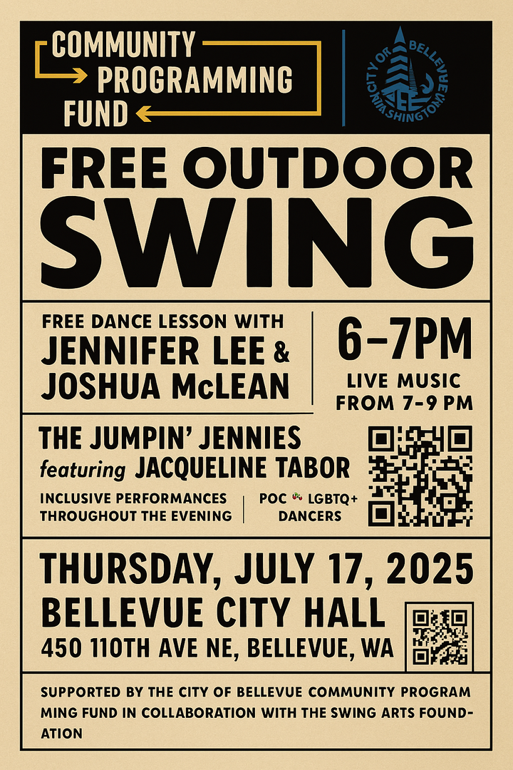 Free Outdoor Swing Dance – Live Jazz, Dance Lesson & Performances! - Free Outdoor Swing Dance – Live Jazz, Dance Lesson & Performances!