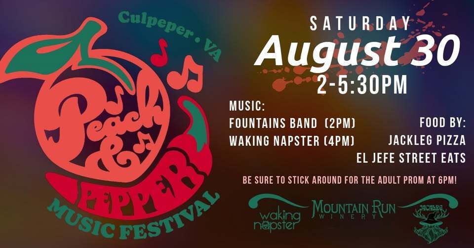 Peach and Pepper Festival at Mountain Run Winery