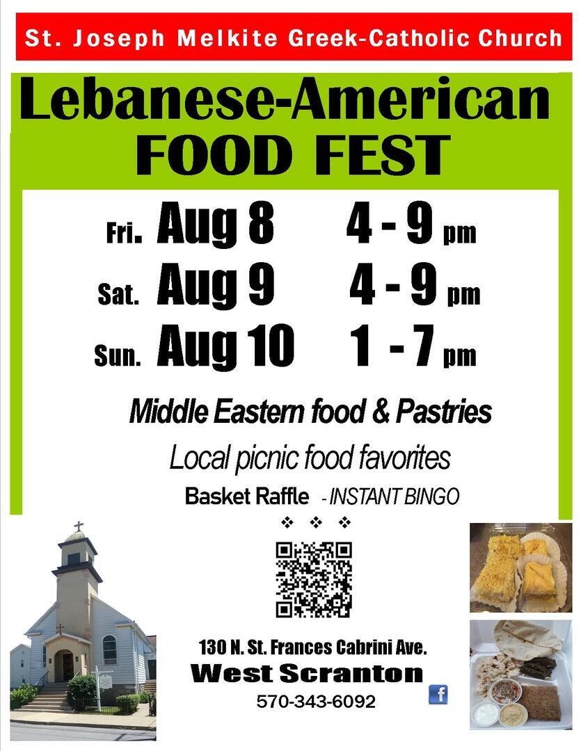 Annual LEBANESE-AMERICAN FOOD FESTIVAL-DAY 2 of 3