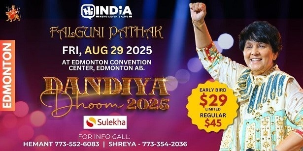Falguni Pathak Navratri Garba 2025 in Edmonton