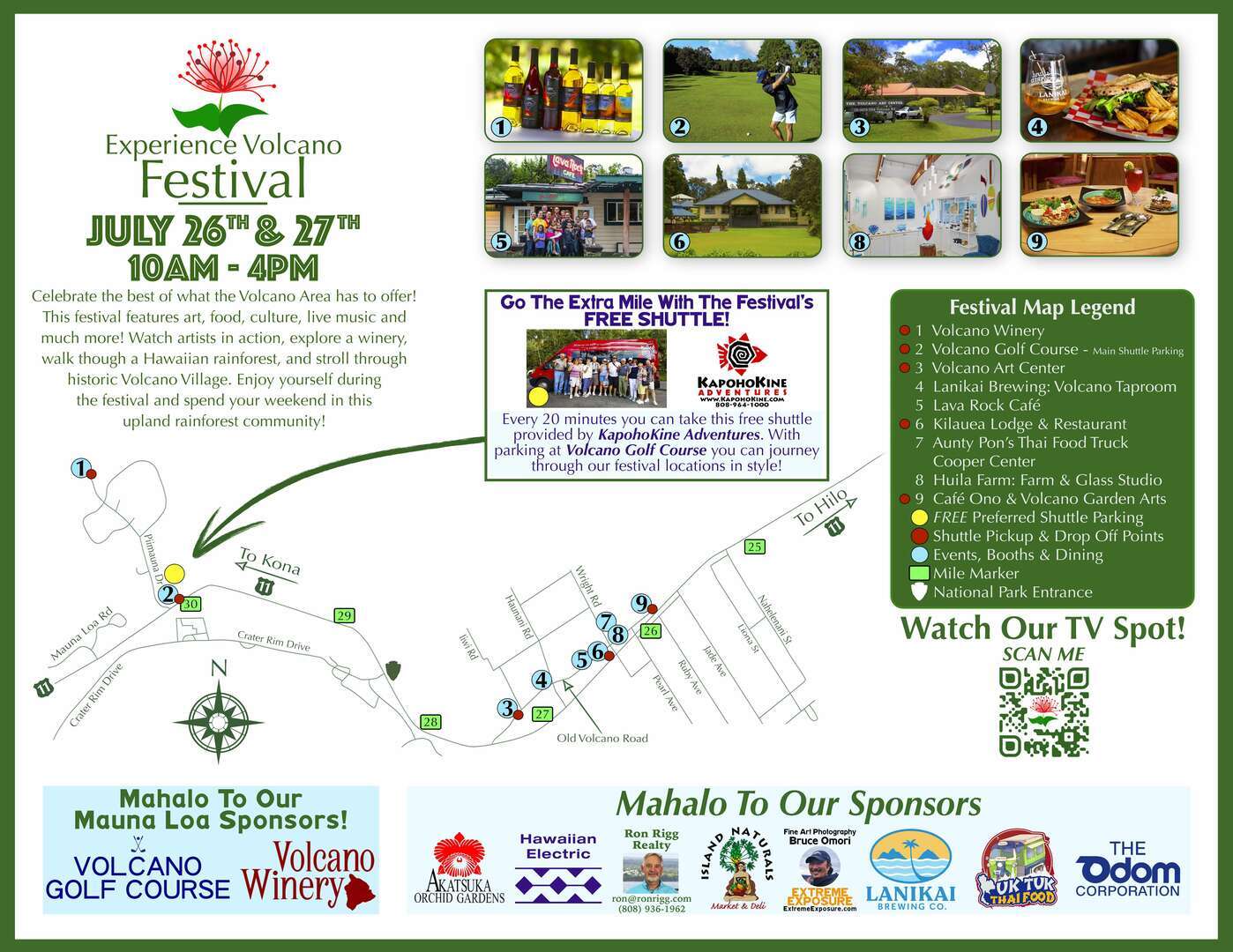 6th Annual Experience Volcano Festival - 6th Annual Experience Volcano Festival