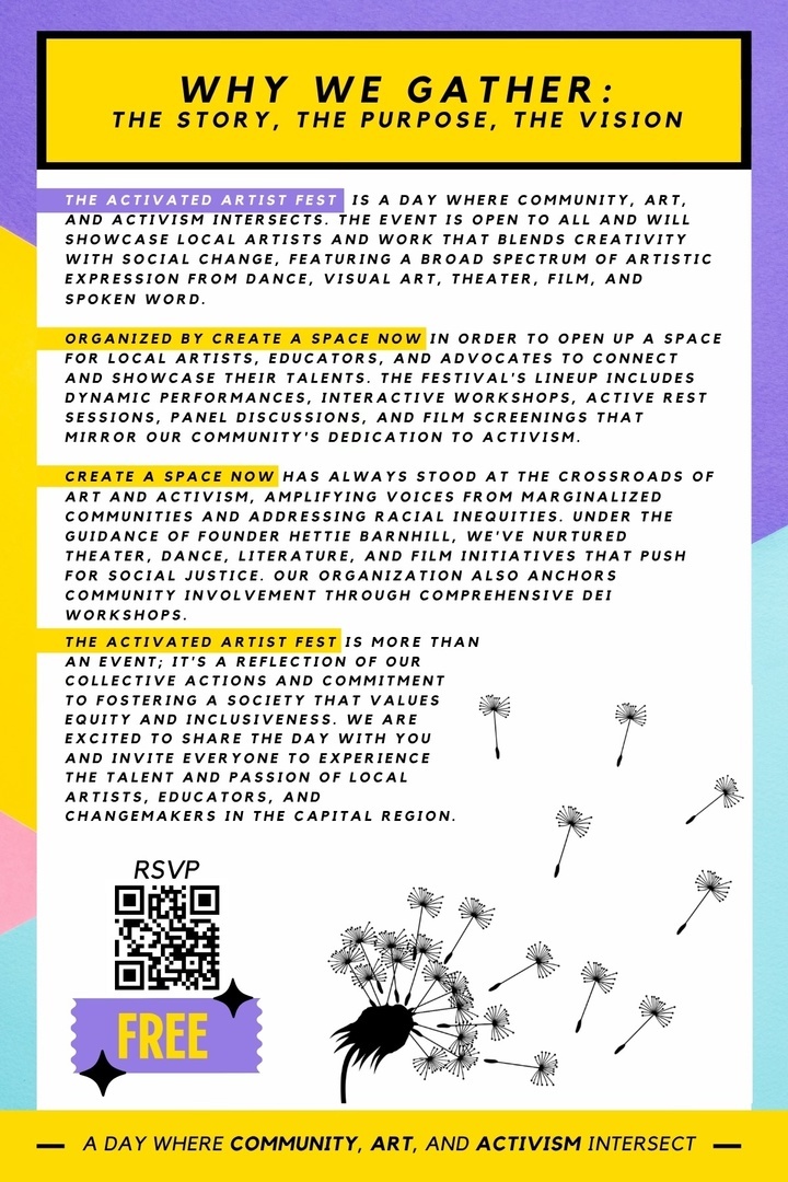 The 2nd Annual Capital Region Activated Artist Fest 2025 - The 2nd Annual Capital Region Activated Artist Fest 2025
