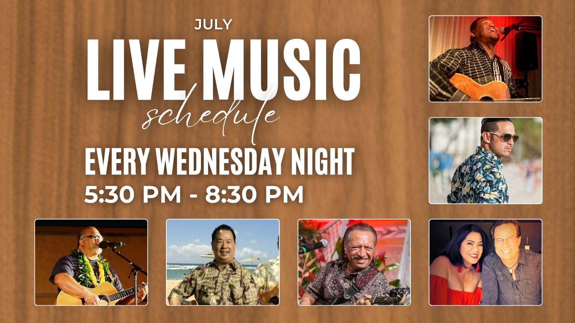 Waikele Wednesdays - Live Music Every Wednesday Night