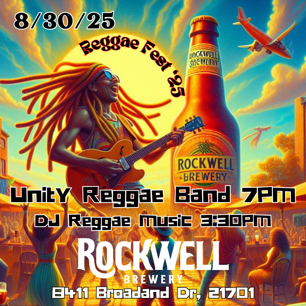 REGGAE FEST '25 w/ UNITY REGGAE BAND @ Rockwell Brewery 8/30/25