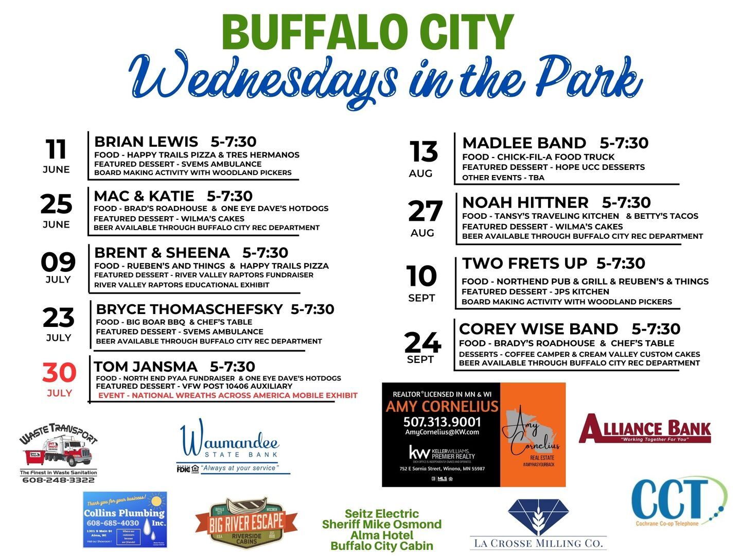 Buffalo City Wednesday in the Park