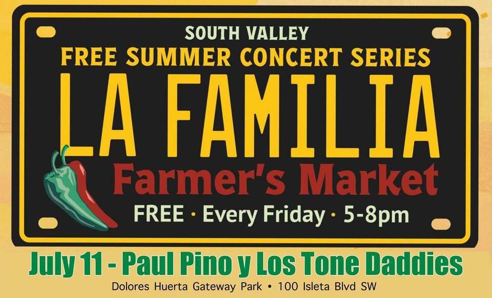 Paul Pino y Los Tone Daddies: La Familia Farmers Market Free Summer Concert Series Featuring: