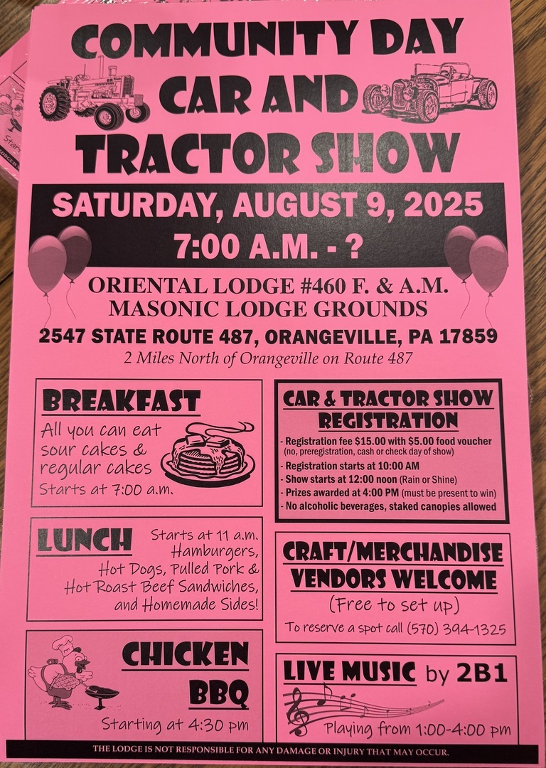 Community Day/ car and tractor show