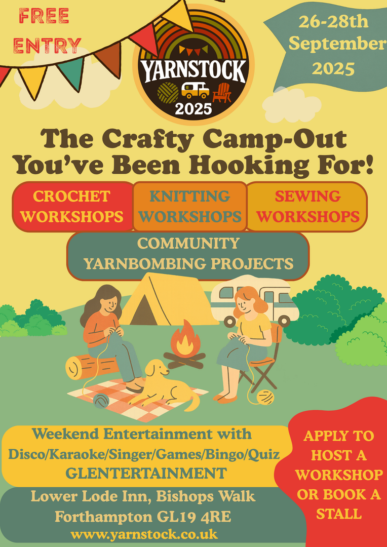 Yarnstock — new craft & camping festival coming to Tewkesbury