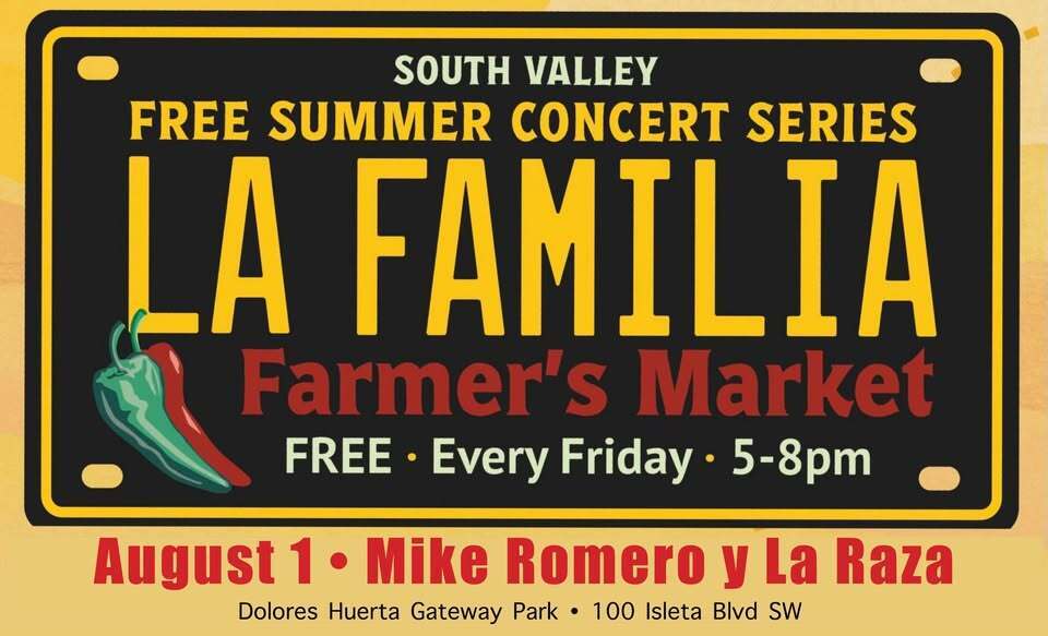 Mike Romero y La Raza at La Familia Farmers Free Music Concert Series