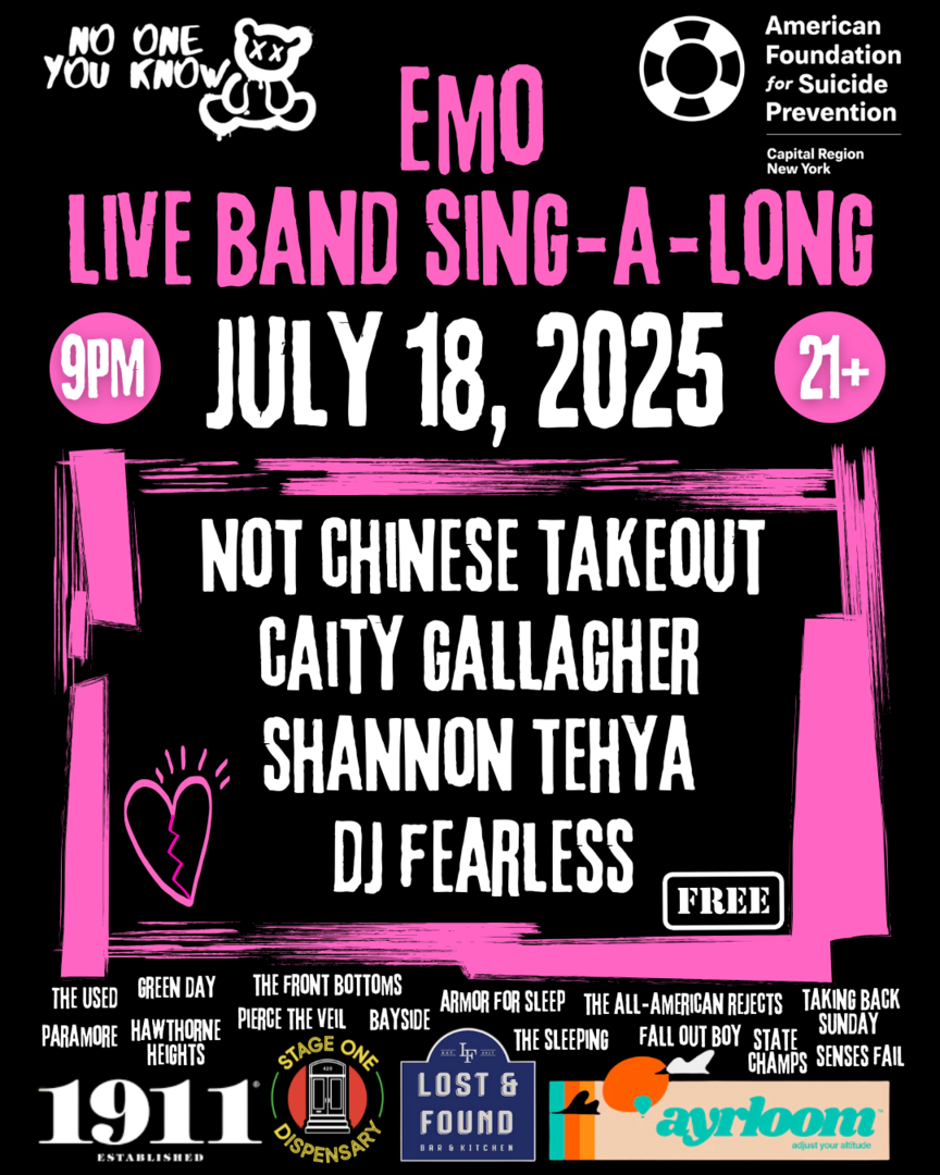 Emo Night - Live Sing-a-Long w/ Not Chinese Takeout, Caity Gallagher, Shannon Tehya & DJ Fearless