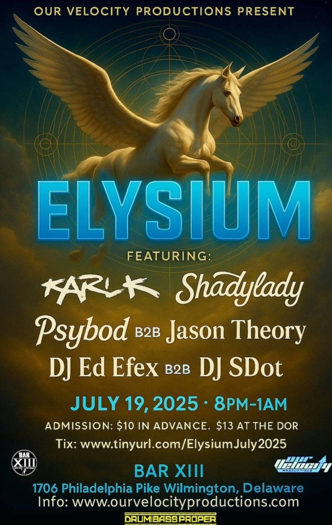 Elysium EDM Party feat: KARL K, SHADYLADY, PSYBOD vs JASON THEORY & SDOT vs ED EFEX