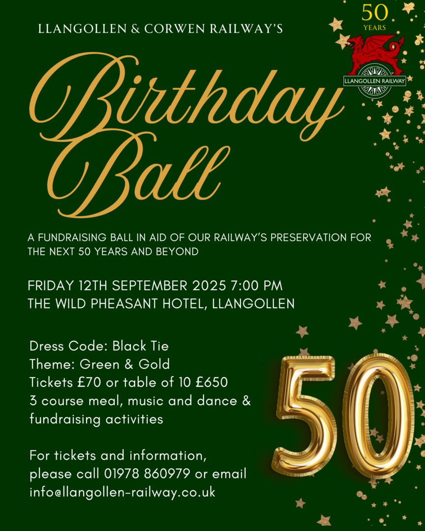 Llangollen Railway 50th Birthday Ball
