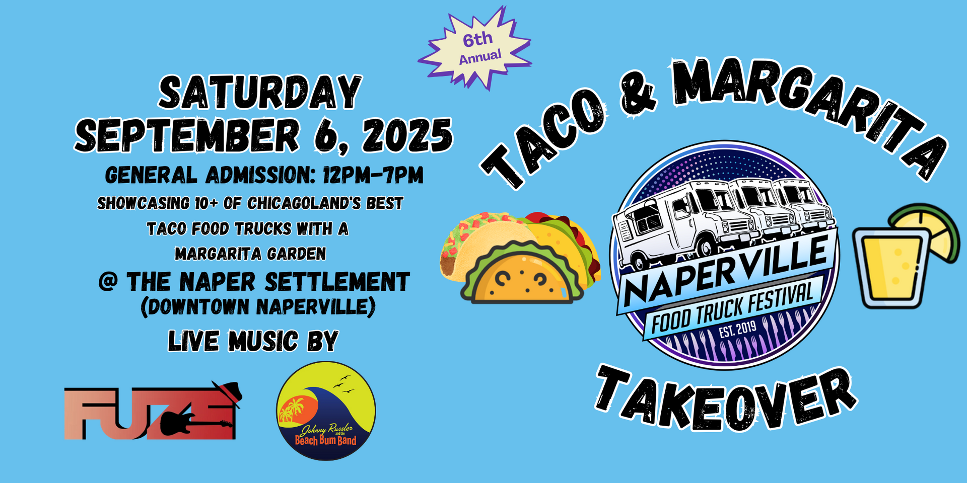 Naperville Food Truck Festival: Taco & Margarita Takeover