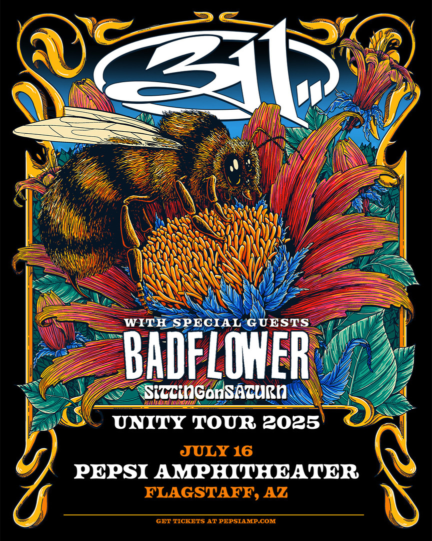 311 with special guests Badflower and Sitting on Saturn perform at Pepsi Amphitheater