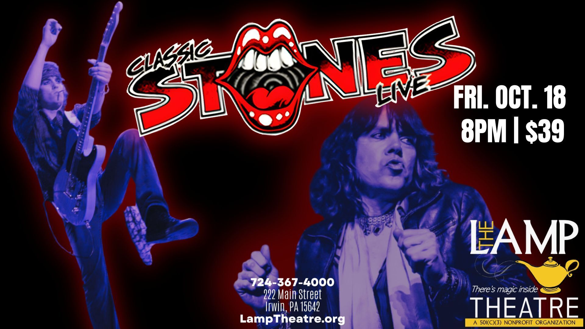 Classic Stones Live! featuring The Glimmer Twins - Penn