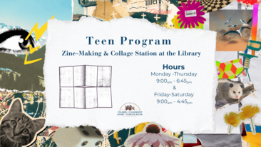 Teen Zine-Making & Collage Station
