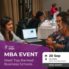 Meet Top Global B-Schools in Mumbai – September 20
