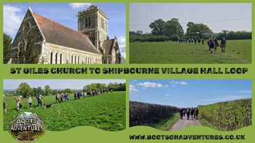 St Giles Church to Shipbourne Village Hall Loop