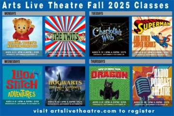 Arts Live Theatre Announces 2025 Fall After-School Classes!