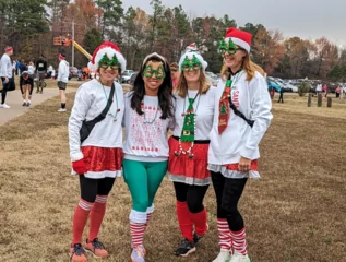 South Magazine Events Run Santa Run Augusta Half Marathon, 10K - Main Image
