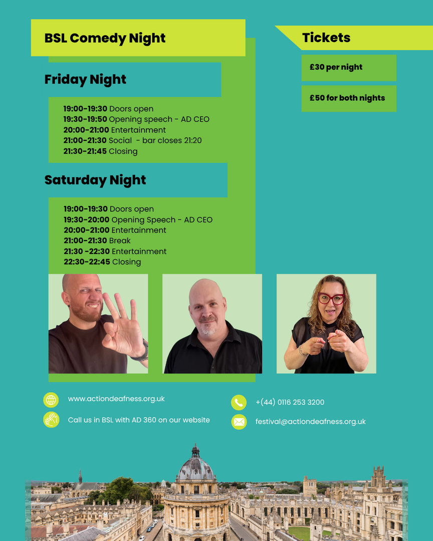 Oxford Deaf Festival - Oxford Deaf Festival