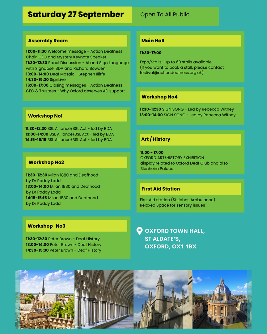 Oxford Deaf Festival - Oxford Deaf Festival