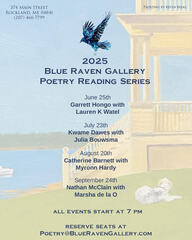 Blue Raven Gallery Poetry Reading Series: Catherine Barnett with Myronn Hardy