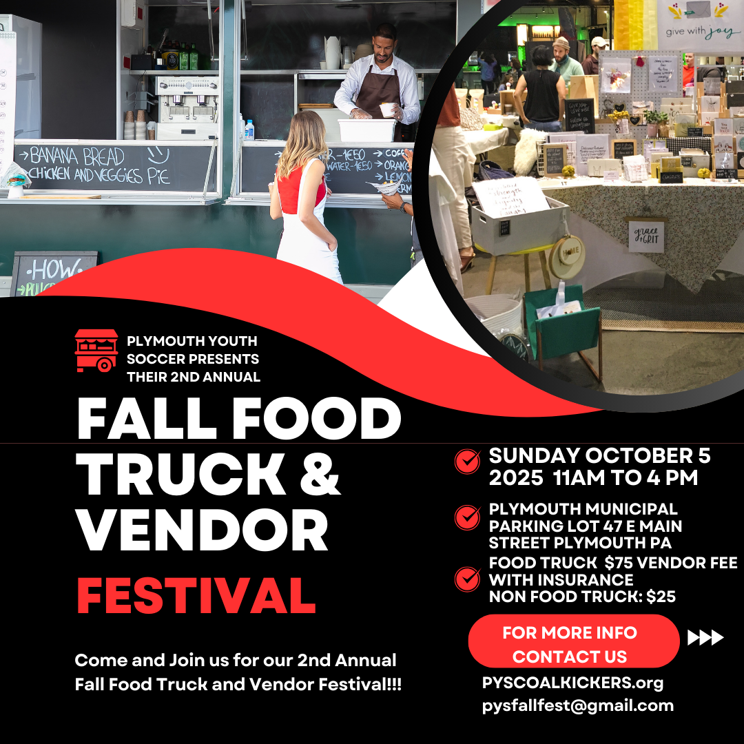 Plymouth Youth Soccer Second Annual Food Truck and Vendor Fall Fest