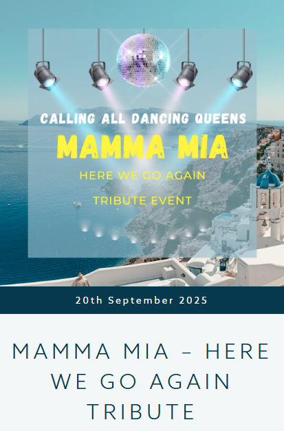 Mamma Mia – Here we go again Tribute ~ Hogarths Stone Manor