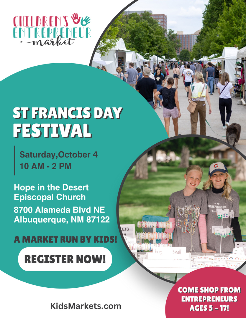 Children’s Entrepreneur Market at St. Francis Day Festival