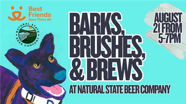 Barks, Brushes and Brews with Best Friends Animal Society