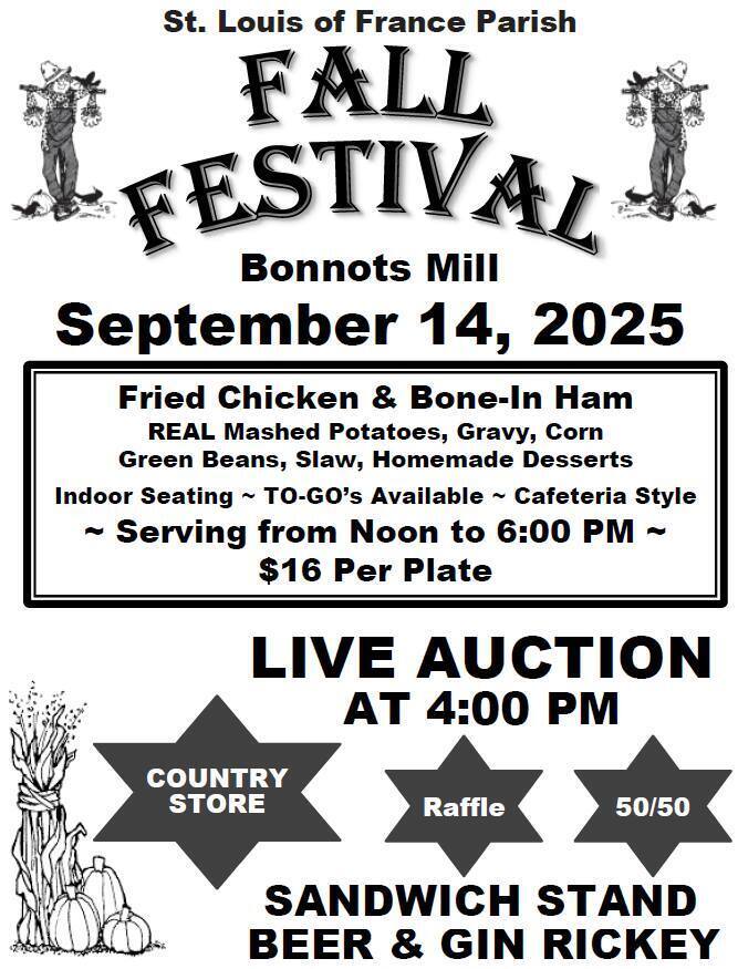 St. Louis of France Parish Fall Festival