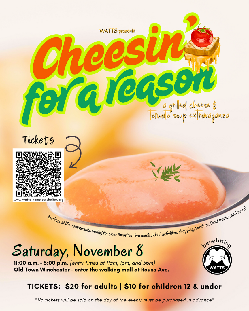 Cheesin' for a Reason - a grilled cheese & tomato soup extravaganza, presented by WATTS
