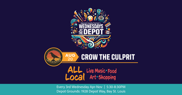Wednesdays at the Depot featuring Crow the Culprit