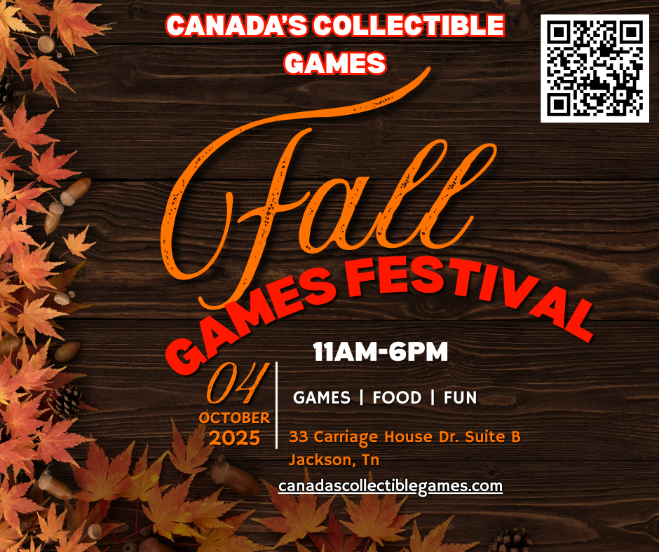 Fall Games Festival- Canada's Collectible Games