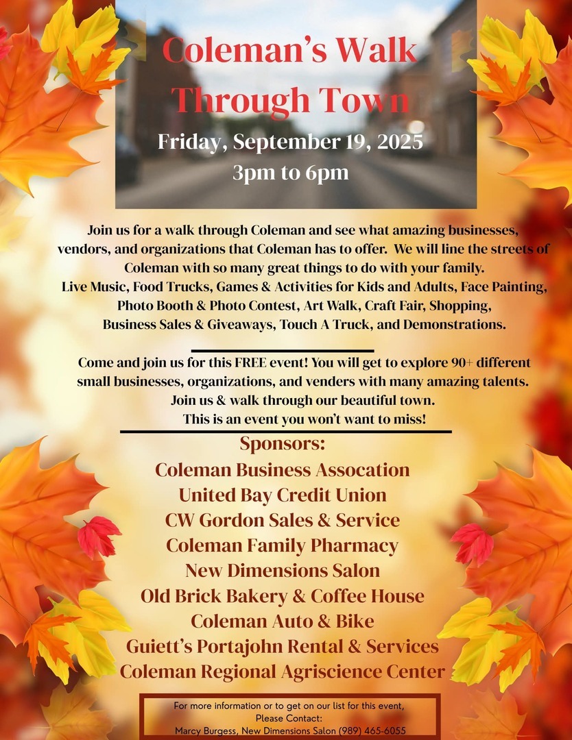 Coleman Walk Through Town