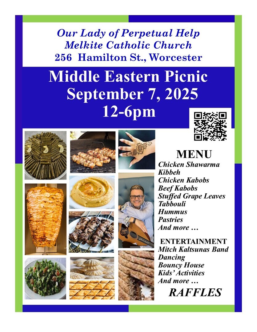 Join us at Our Lady of Perpetual Help for our annual Middle Eastern Picnic!