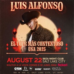 Luis Alfonso en Vivo – Salt Lake City – Friday, August 22