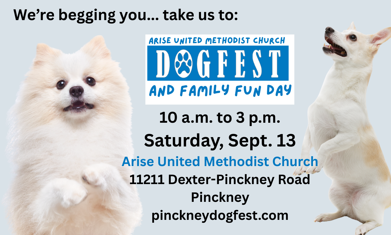 DogFest and Family Fun Day at Arise United Methodist Church