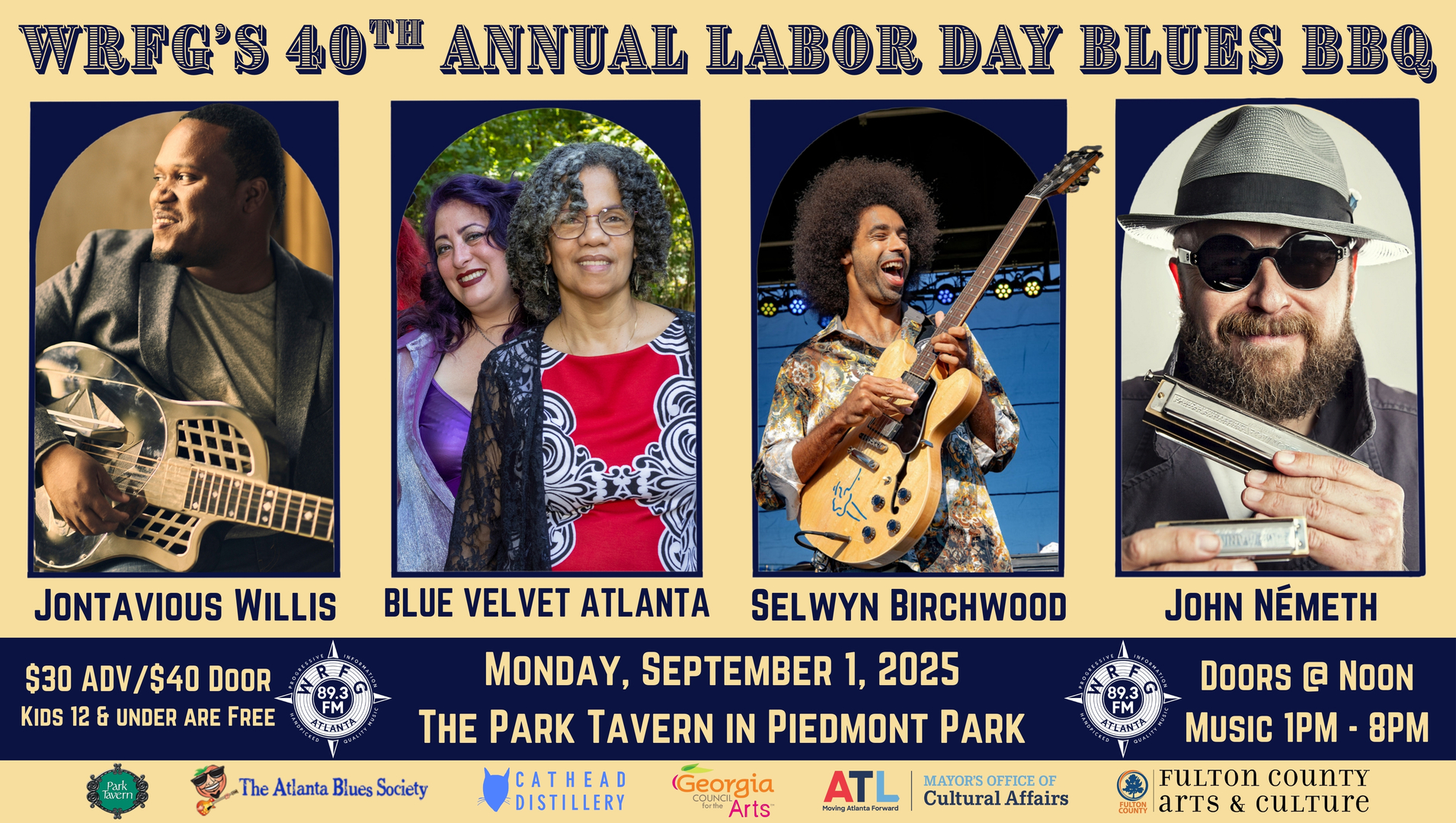 WRFG 89.3FM 40TH Annual Blues BBQ Concert