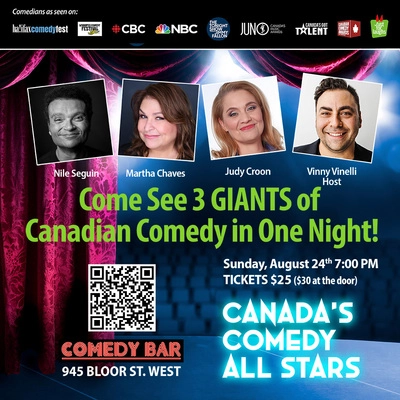 Canada's Comedy All Stars Event Evvnt Events