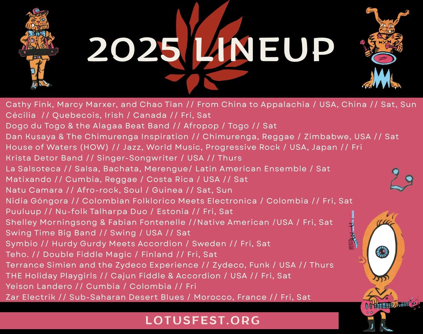 Lotus World Music & Arts Festival - Lotus World Music & Arts Festival