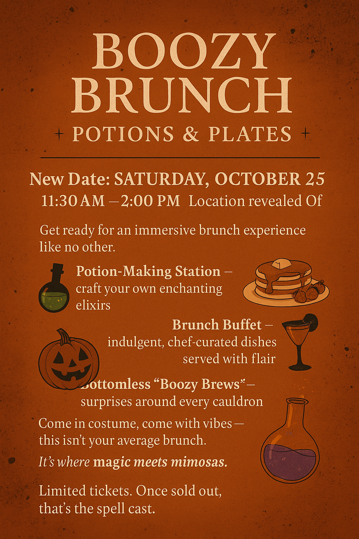 Boozy brunch and costume