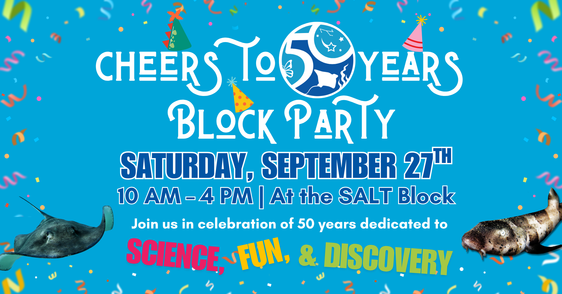 Cheers to 50 Years Block Party!