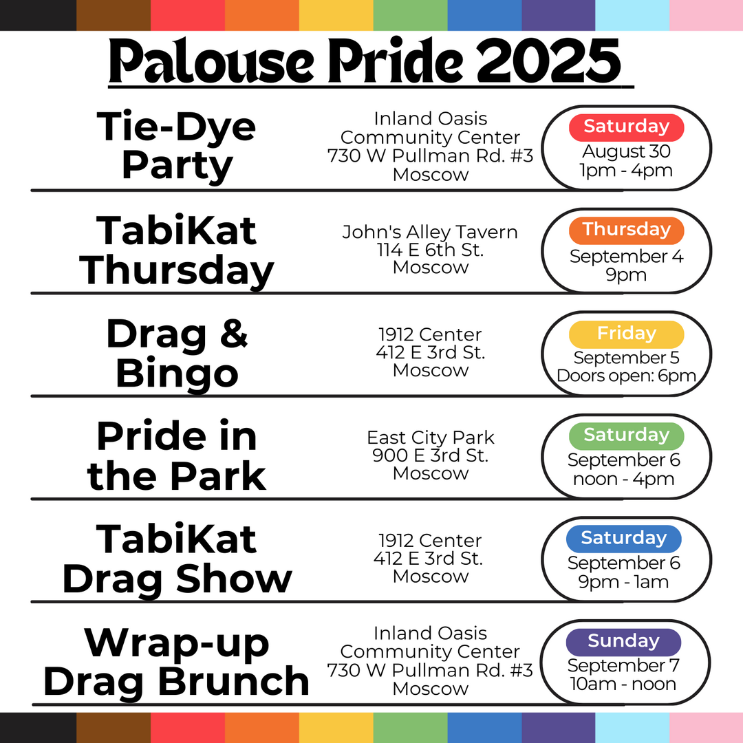 Palouse Pride in the Park - Palouse Pride in the Park