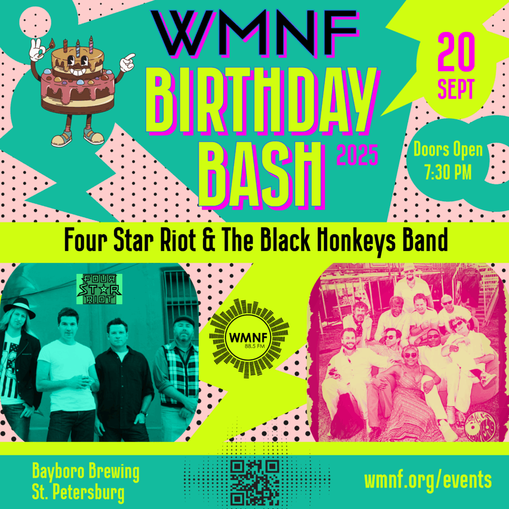 WMNF’s 46th Birthday Bash at Bayboro Brewing