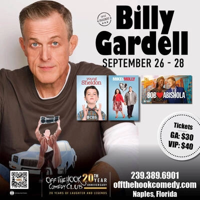 Comedian Billy Gardell Live In Naples Gulfshore Business Events