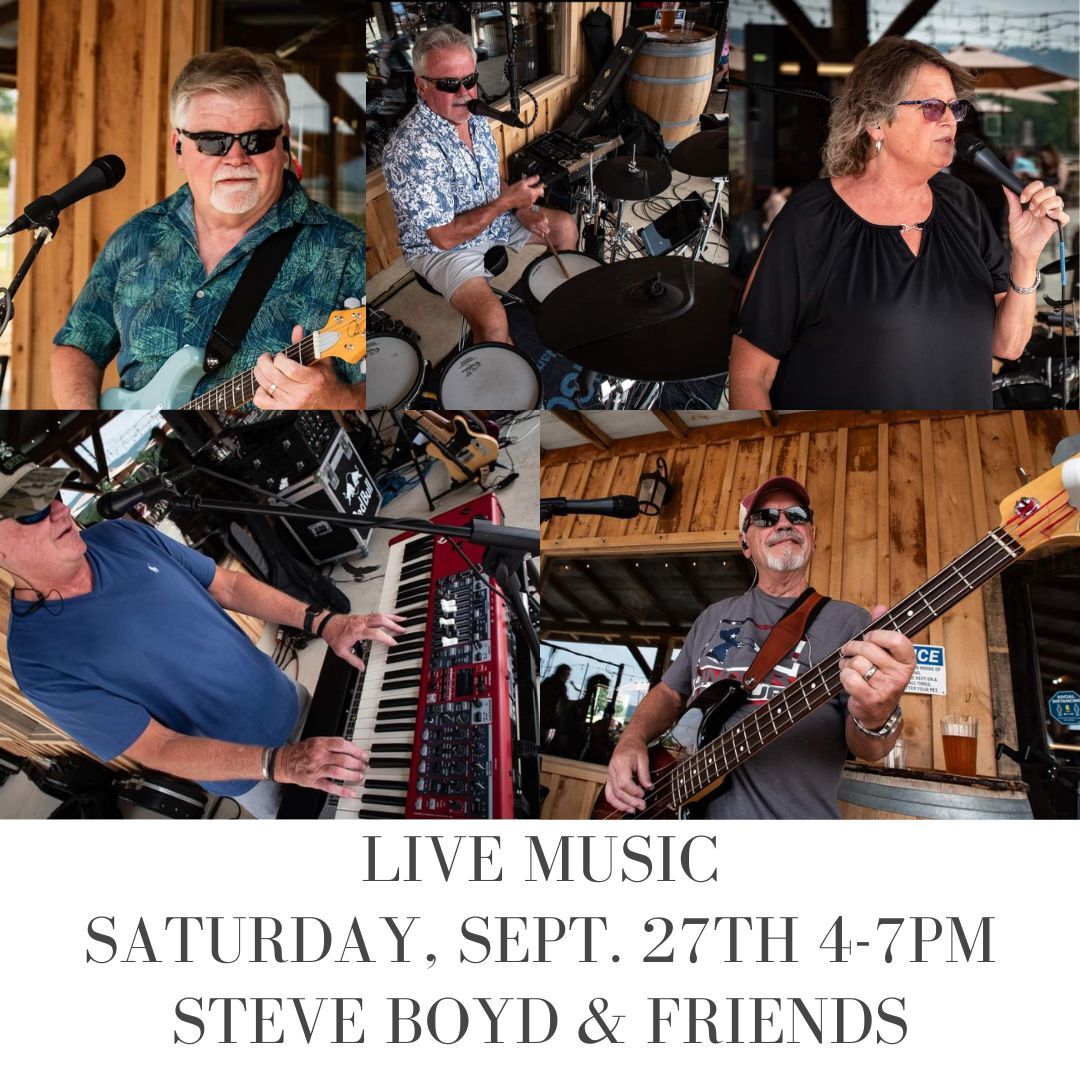 Live Music by Steve Boyd & Friends