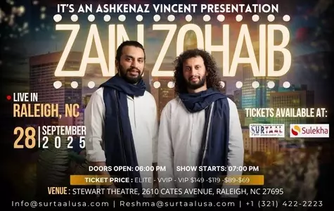 An Evening of Sufi Ecstasy: Zain & Zohaib Qawwali Mehfil 2025 - Raleigh, NC